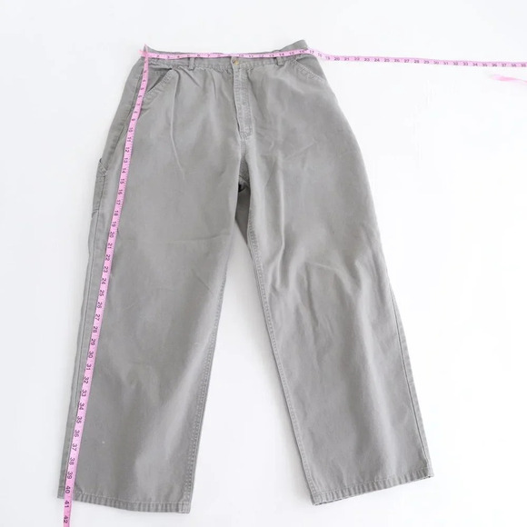 Vintage R&R Taupe  Carpenter Pants Size 18 - Picture 3 of 16